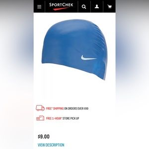 Nike latex swim cap